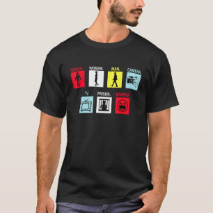 Camiseta Prisión de TV de hombre con cámara de hombre de mu