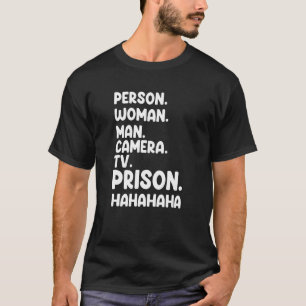 Camiseta Prisión de TV de hombre con cámara de hombre de mu