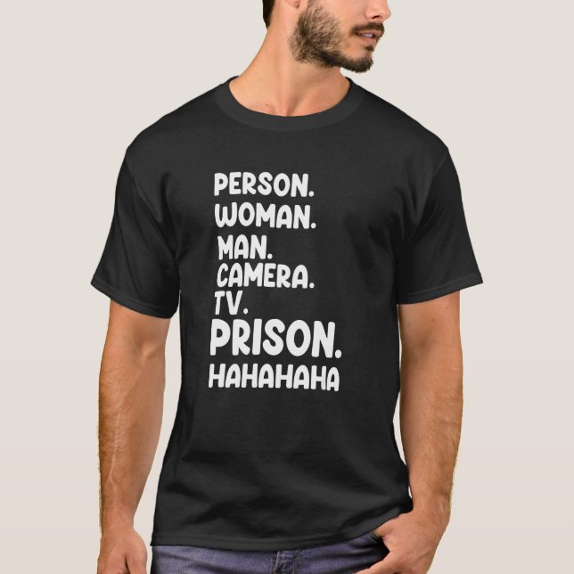 Camiseta Prisión de TV de hombre con cámara de hombre de mu (Anverso)