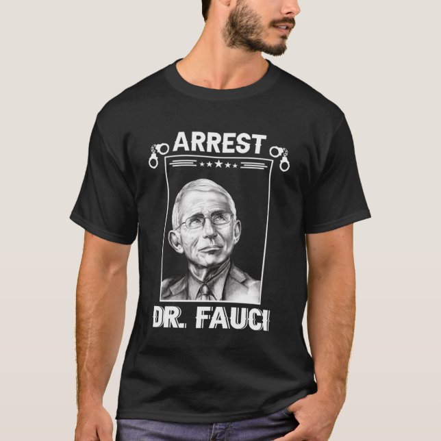 Camiseta Prisión del Dr. Fauci contra Fauci Patriótico (Anverso)
