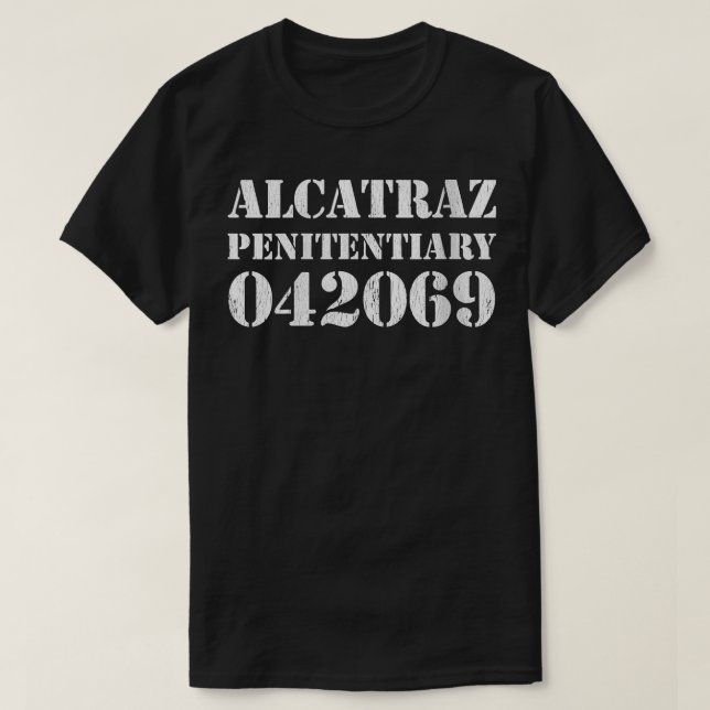 Camiseta Prisión Uniforme de Mujeres de Alcatraz (Diseño del anverso)