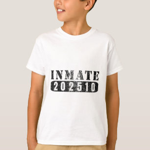 Camiseta Prisionero 202510 Gracioso Preso Lazy Halloween Co