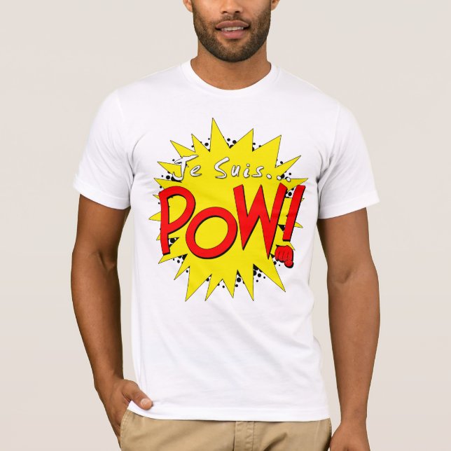 Camiseta ¡PRISIONERO DE GUERRA de Je Suis! (Anverso)