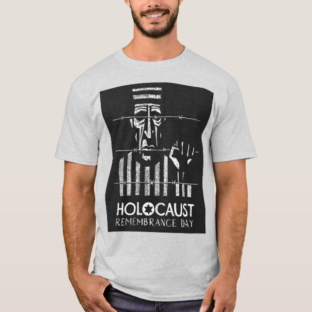 Camiseta Prisionero en el Día del Recuerdo del Holocausto (Anverso)