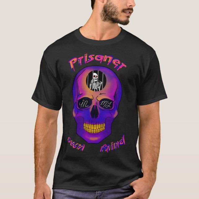 Camiseta Prisionero en mi propia mente frunce citas de pris (Anverso)