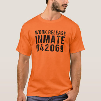 Camiseta Prisionero encarcelado de condado con traje de Hal