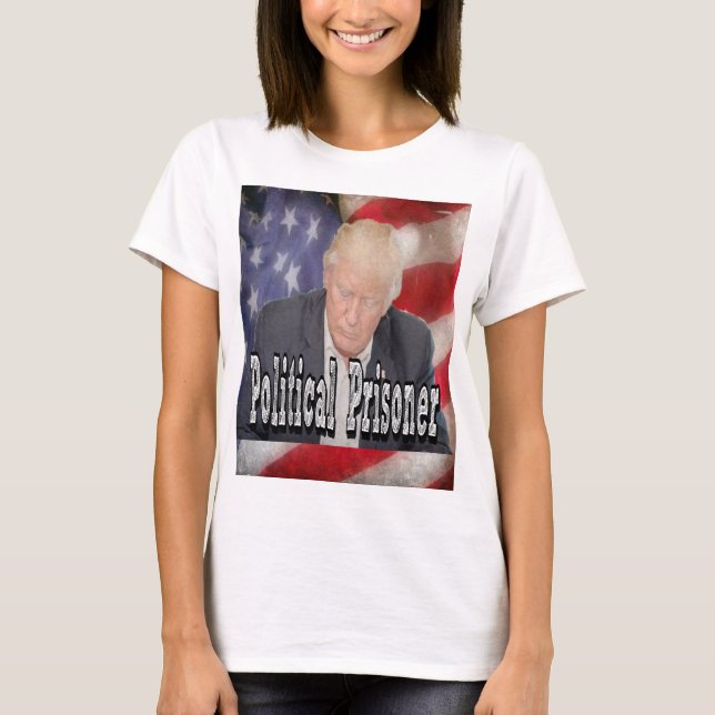 Camiseta Prisionero político de Trump (Anverso)