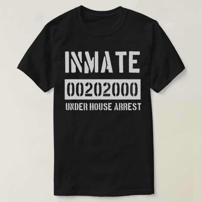 Camiseta Prisionero Prisionero Halloween 2020 Disfraz de la (Diseño del anverso)