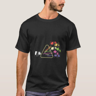 Camiseta Prism Panda Philosophy Rainbow Triangular Prism Sc