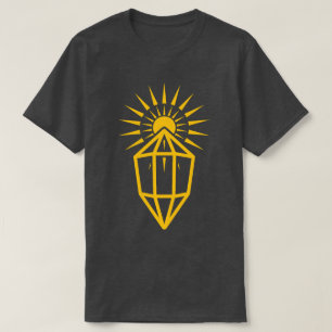Camiseta prisma de rayos de sol