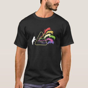 Camiseta Prisma Filosofía del oso Arcoiris Prisma Triangula