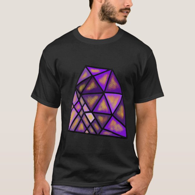 Camiseta Prisma púrpura (Anverso)
