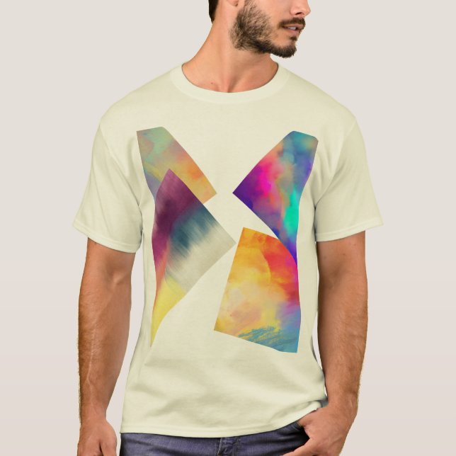 Camiseta Prismatic Burst Gradient (Anverso)