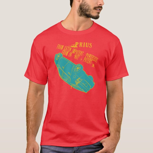 Camiseta Prius político correcto (Anverso)