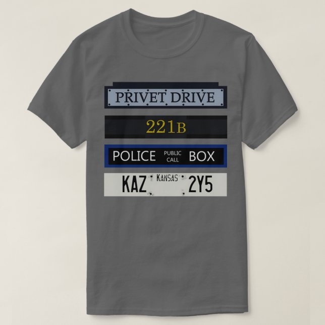 Camiseta Privet Drive Supernatural (Diseño del anverso)