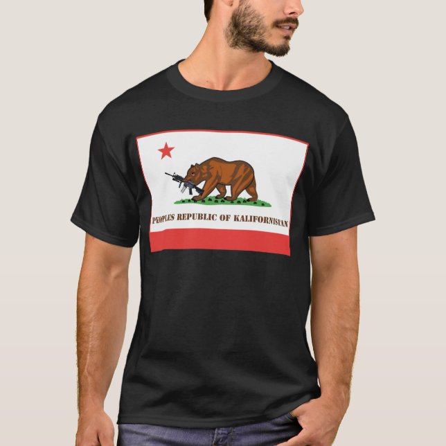 Camiseta PRK- república popular de Kalifornistan (Anverso)