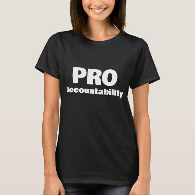 Camiseta Pro Accountability (Anverso)