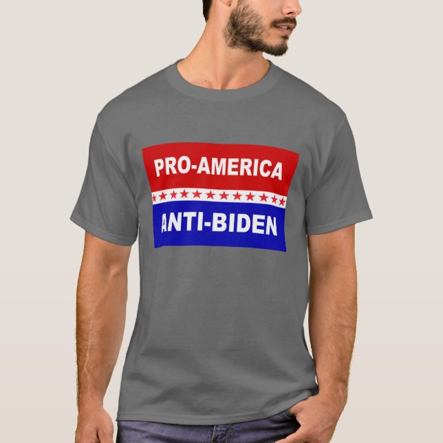 Camiseta Pro America Anti Biden (Anverso)