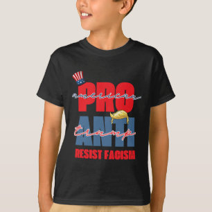 Camiseta Pro América Anti Trump