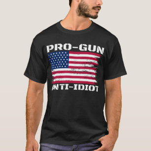 Camiseta Pro-Armas Anti-Idiota