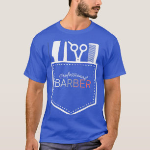 Camiseta Pro Barber feliz estilo fino divertido