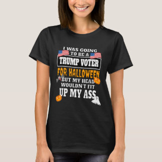 Camiseta Pro Biden Funny Anti Trump Anti Republican Hallowe