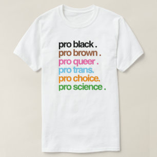 Camiseta Pro Black Pro Brown Pro Queer