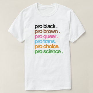 Camiseta Pro Black Pro Brown Pro Queer