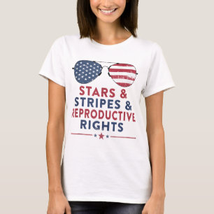 Camiseta Pro Choice 4 de julio - Stars Stripes Reproductiv