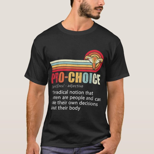 Camiseta Pro Choice Definición Feminista Derechos de la Muj (Anverso)