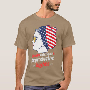 Camiseta Pro Choice el mes de julio Stars Stripes Reproduct
