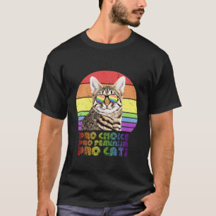 Camiseta Pro Choice Pro Feminism Pro Cat LGBTQ Feminist