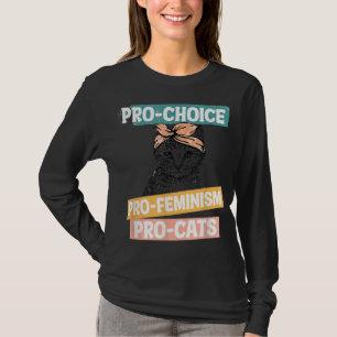 Camiseta Pro Choice Pro Feminismo Pro Cats Women Rights