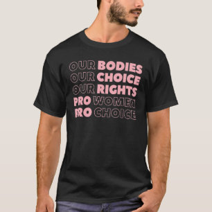 Camiseta Pro Choice Su Cuerpo Su Elección Roe Wade Texas Wo