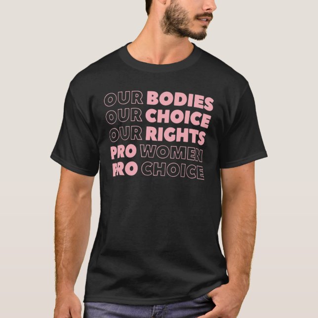 Camiseta Pro Choice Su Cuerpo Su Elección Roe Wade Texas Wo (Anverso)
