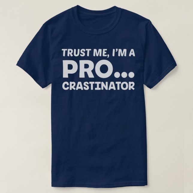 Camiseta PRO Crastinación (Diseño del anverso)