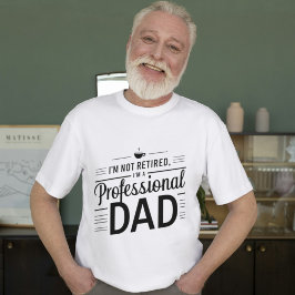 Camiseta Pro Dad: Un super papá jubilado humorístico