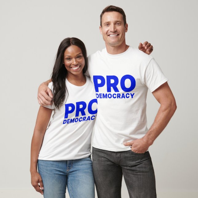 Camiseta pro democracia (Unisexo)