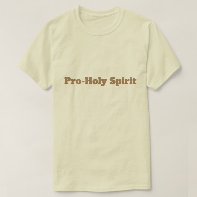 Camiseta Pro-Espíritu Santo (Diseño del anverso)