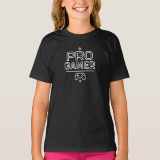 Camiseta PRO GAMER — Blanco mínimo