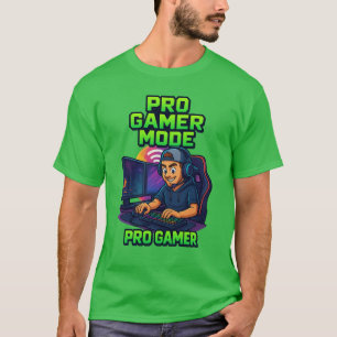 Camiseta “Pro Gamer Mode – Gaming Lifestyle T-Shirt”