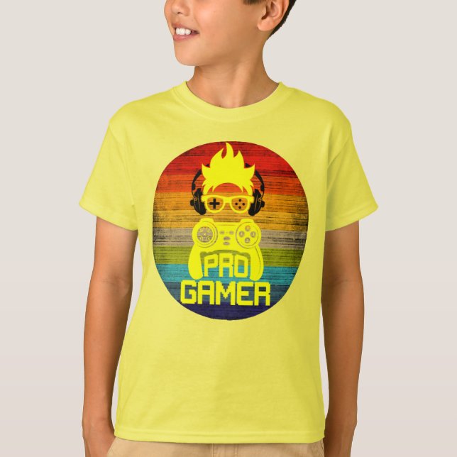 CAMISETA PRO GAMER - NERD DE JUEGOS (Anverso)