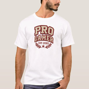 Camiseta PRO GAMER — Varsity Chenille Patch Style