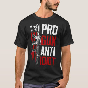 Camiseta Pro Gun Anti Idio Pro Gun Anti Idiota