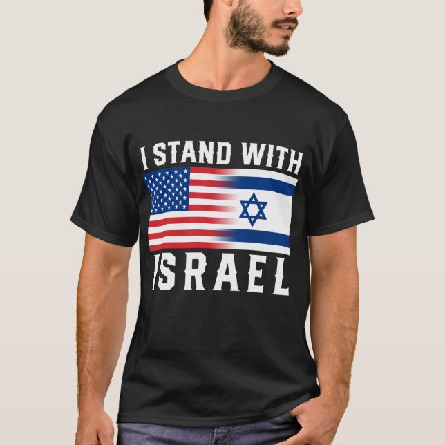 Camiseta Pro-Israel estoy con Israel (Anverso)