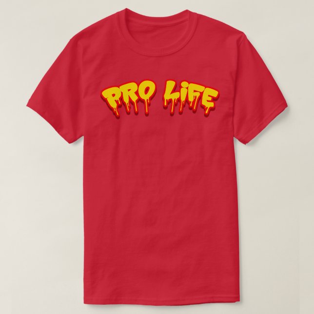 Camiseta Pro Life (Diseño del anverso)