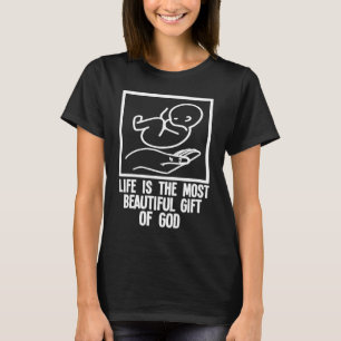 Camiseta Pro Life Anti Aborto Elige Vida Pro Vida De G