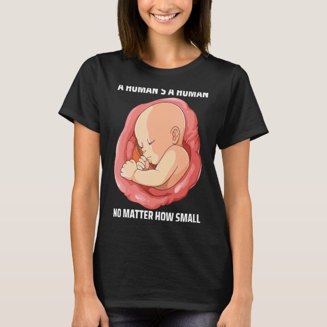 Camiseta Pro Life Anti Aborto Elija Vida 6 (Anverso)