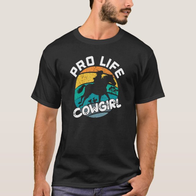 Camiseta Pro Life Movement Cowboy Prolife Pro Life Generati (Anverso)