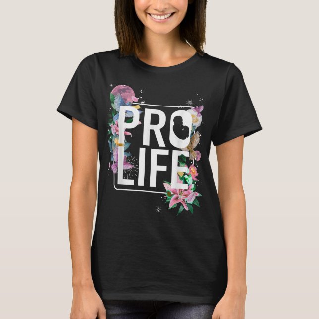 Camiseta Pro Life Prolife Pro God Choose Life Conservative (Anverso)